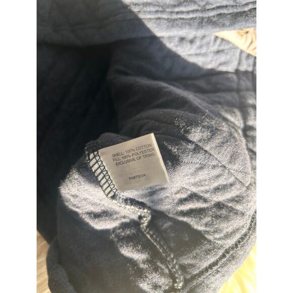 Orvis‎ Women's 100% Cotton Outdoor Quilted Vest Sleeveless Hiking Blue Large - Picture 7 of 9